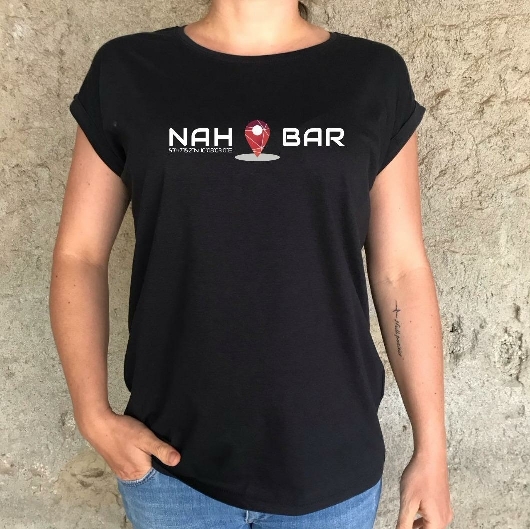 T-Shirt Damen " NahBar "  verschiedene Farben